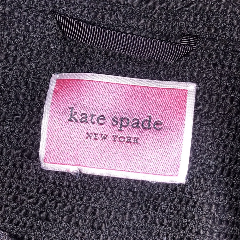 Kate Spade Black Tweed Jacket